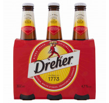 BOUTEILLE DE BIÈRE DREHER 33 CL x 3PCS