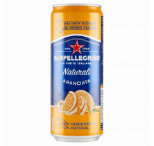 REFRESCO DE NARANJA SANPELLEGRINO LATA 33 CL