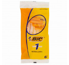 БРИТВА BIC С ОДНЫМ ЛЕЗВИЕМ x 6