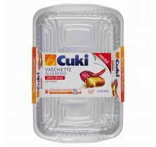 ALUMINUM TRAYS S/C 6 PORTIONS RS86 CUKI 2 PCS