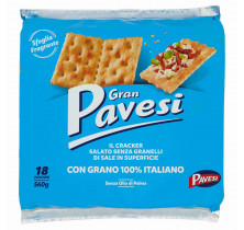 CRACKERS PAVESI NON SALÉS 560 GR