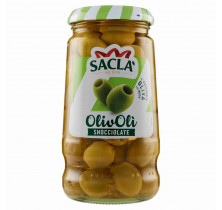 ACEITUNAS VERDES DEshuesadas VASO SACLA' 290 GR