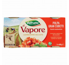 PULPA DE TOMATE CUB GRANDE. VALFRUTA 400 GR x 3