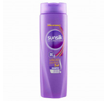 CHAMPÚ CABELLOS LISOS 2 EN 1 SUNSILK 250 ML