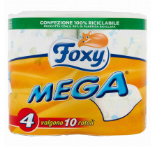 MEGA TOILETTENPAPIER 4 ROLLEN FOXY