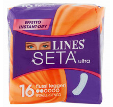 ALMOHADILLAS DE SEDA LINEAS ULTRA LIGERAS x 16