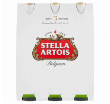 BOUTEILLE DE BIÈRE STELLA ARTOIS 33 CL x 3PCS