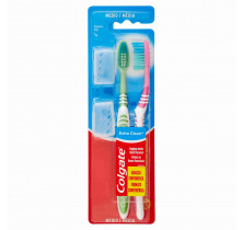 COLGATE EXTRA CLEAN TOOTHBRUSH TWO-PACK x 2