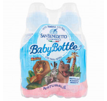 AGUA NATURAL BEBÉ SAN BENEDETTO 25 CL x 4