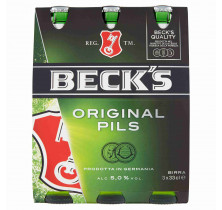 BECK'S BEER BOTTLE 33 CL x 3