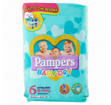PANNOLINI BABY DRY EXTRA LARGE PAMPERS x 13