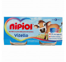 HOMO NIPIOL VEAL MEAT 80 GR x 2