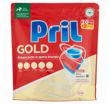 DISHWASHER DETERGENT GOLD TABS PRIL x 20