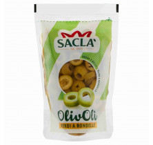 ACEITUNAS VERDES BOLSA LAVADORA SACLA' 185 GR