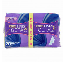 ABSORBENTES DE SEDA ULTRA NOCHE LÍNEAS P.DOPPIO...