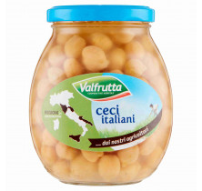 CHICKPEAS GLASS JAR VALFRUTTA 360 GR