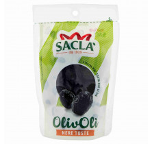 ACEITUNAS NEGRAS TOSTADAS SACLA' BOLSA 100 GR