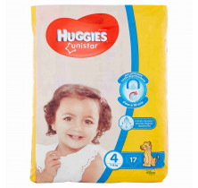 PAÑALES UNISTAR OS MAXI HUGGIES x 18