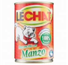 COMIDA PARA GATOS LECHAT DE VACA LATA 400 GR