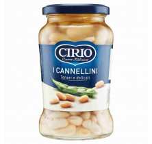 CANNELLINI BEANS GLASS JAR CIRIO 370 GR