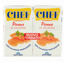 CREMA UHT CHEF PARMALAT DE SALMÓN 125 ML x 2