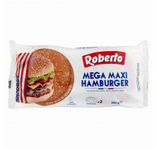 PAN MEGA MAXI HAMBURGUESA ROBERTO 250 GR