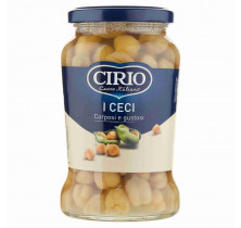 CHICKPEAS GLASS JAR CIRIO 370 GR