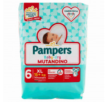 PANNOLINI BABY DRY MUTANDINO EX LARGE X14 PAMPERS