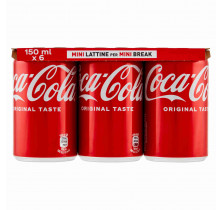 COCA COLA MINICAN LATA 15 CL x 6