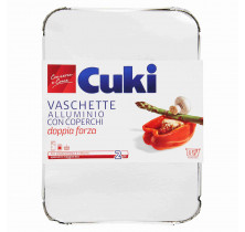 ALUMINUM TRAYS W/C 6 PORTIONS RS99 CUKI