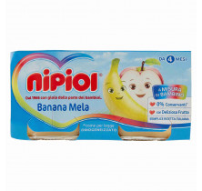 OMO FRUIT BANANA NIPIOL 80 GR x 2