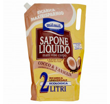 SAVON LIQUIDE. RECHARGE MIL MIL COCO 2 LT