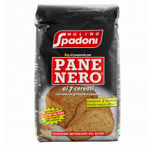 BLACK BREAD FLOUR MOLINO SPADONI 1 KG