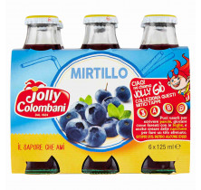 JOLLY COLOMBANI BLUEBERRY NECTAR 125 ML x 6PCS