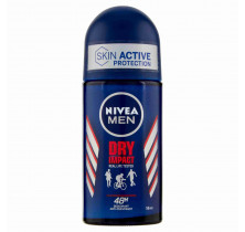 DEO ROLL ON HOMBRE IMPACTO SECO NIVEA 50 ML