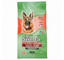 CROQUETAS PARA PERRO DE CARNE SIMBA 10 KG