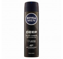 DÉO SPRAY HOMME DEEP BLACK NIVEA 150 ML