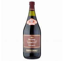VINO ROSSO LAMBRUSCO AMABILE DOC CAVICCHIOLI 1,5 L