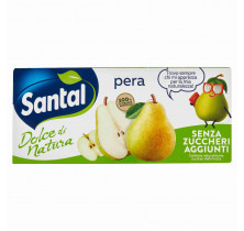 ZUMO DE FRUTA SIN AZÚCAR. PERA SANTAL 200 ML x 3