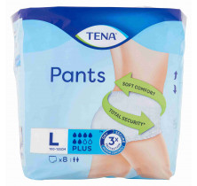 ABSORBENT PANTS PLUS LARGE TENA x 8