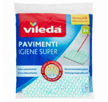 FLOOR CLOTH HYGIENE SUPER 3 PCS VILEDA