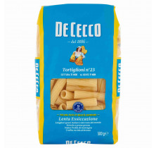 PASTA TORTIGLIIONI 23 DE CECCO 500 GR