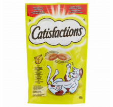 SNACK AU FROMAGE POUR CHAT CATISFACTIONS 60 GR