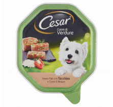 PATE'CANE DINDE/LEGUMES CESAR 150 GR