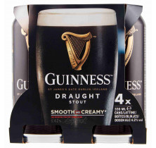 BIRRA LATTINA DRAUGHT GUINNESS 33 CL x 4