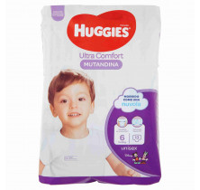 COUCHES PANTALONS UNISEXES 15-25KG HUGGIES x 13