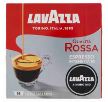 CAFFE'CAPSULE X 36 A MODO MIO QUALITA'ROSSA LAVAZZ