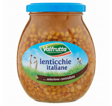 GLASS LENTILS VALFRUTTA 370 GR