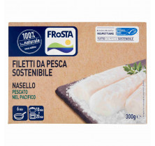 FROSTA ALASKA HAKE FILLET HEARTS 300 GR