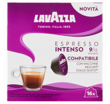 KAFFEEKAPSELN X 16 DOLCE GUSTO INTENSE LAVAZZA 270